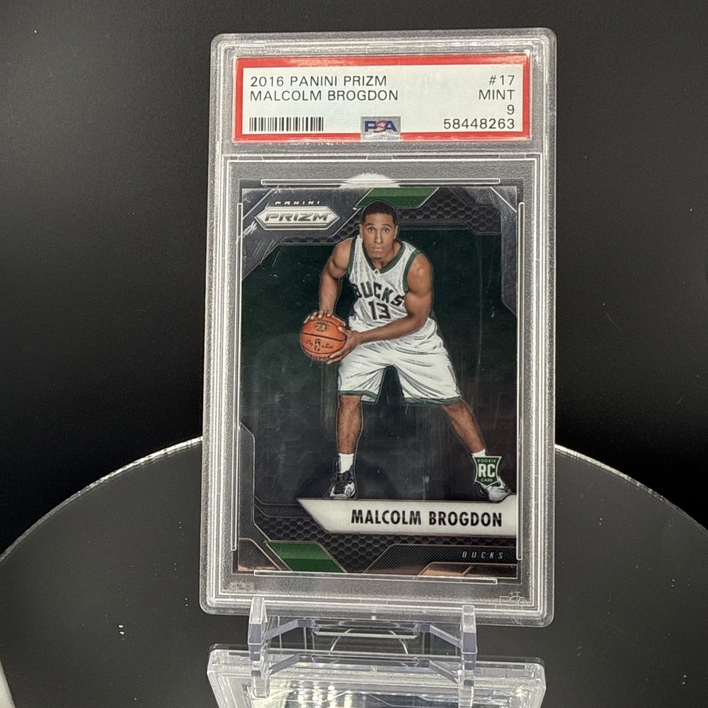 2016-17 Panini Prizm PSA 9 Malcom Brogdon‎ Rookie RC! #17